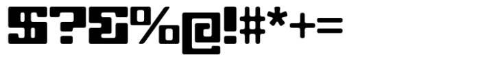 Subquantum Font OTHER CHARS