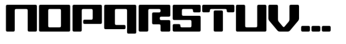 Subquantum Font UPPERCASE