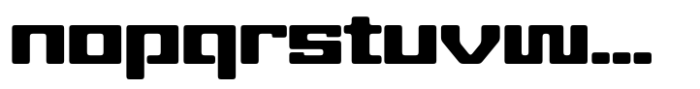 Subquantum Font LOWERCASE