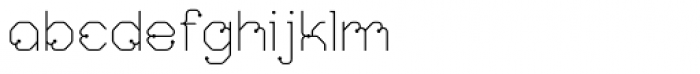 Subroyal Font LOWERCASE