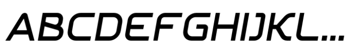Subsurface Semi Bold Italic Font UPPERCASE