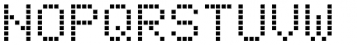 Subway Ticker Grid Font UPPERCASE
