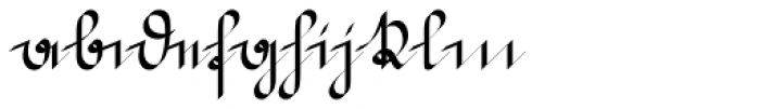 Suetterlin Calligraphic Alt Bold Font LOWERCASE