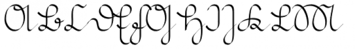 Suetterlin Calligraphic Alt Font UPPERCASE