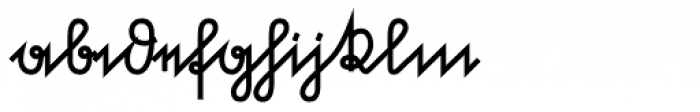 Suetterlin Sharp Bold Font LOWERCASE