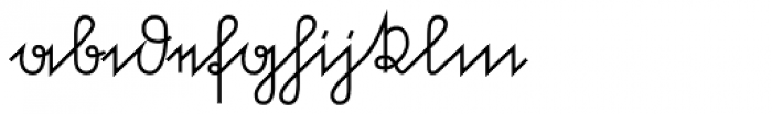 Suetterlin Sharp Font LOWERCASE