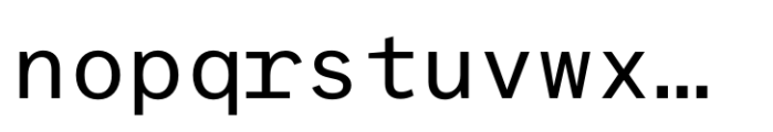 Suffix Regular Font LOWERCASE