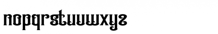 Sufgaretype Regular Font LOWERCASE