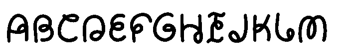 Sugar Bunch Font UPPERCASE