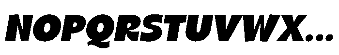Sugar Chunk Slant Regular Font UPPERCASE