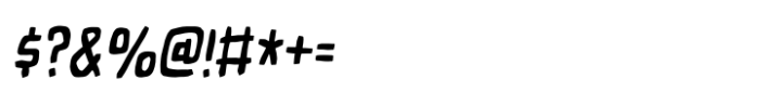 Sugar Junk Italic Font OTHER CHARS