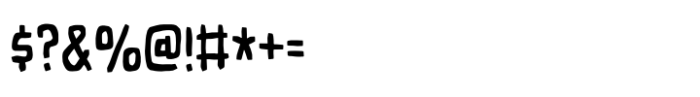 Sugar Junk Regular Font OTHER CHARS