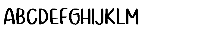 Sugar Milky Font UPPERCASE
