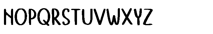 Sugar Milky Font UPPERCASE