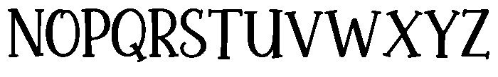 Sugar Serif Regular Font UPPERCASE