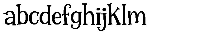 Sugar Serif Regular FONT