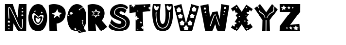 Sugar Sparkle Motif Font UPPERCASE