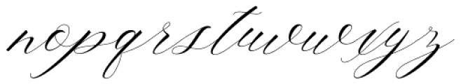 Sugardent Script Regular Font LOWERCASE