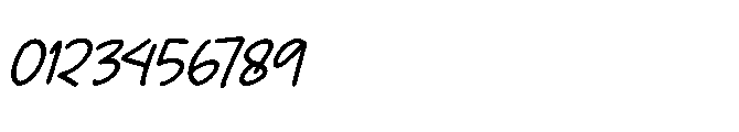 Sugarhare Italic Font OTHER CHARS