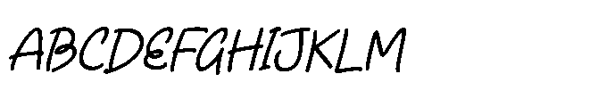 Sugarhare Italic Font UPPERCASE