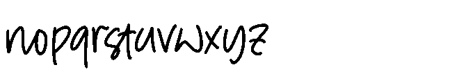 Sugarhare Regular Font LOWERCASE