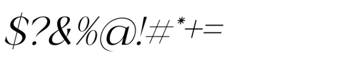 Sugiest Italic Font OTHER CHARS