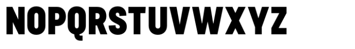 Sugih Black Narrow Font UPPERCASE