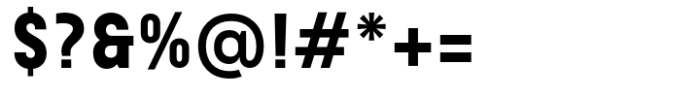 Sugih Extra Bold Narrow Font OTHER CHARS