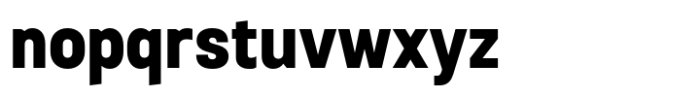 Sugih Extra Bold Narrow Font LOWERCASE