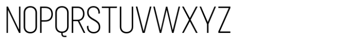 Sugih Extra Light Narrow Font UPPERCASE