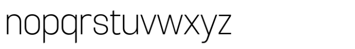 Sugih Extra Light Font LOWERCASE