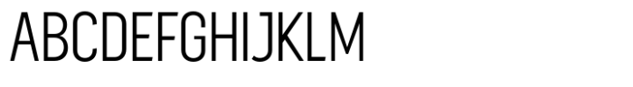 Sugih Light Condensed Font UPPERCASE