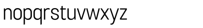 Sugih Light Narrow Font LOWERCASE
