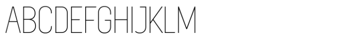 Sugih Thin Narrow Font UPPERCASE