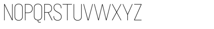 Sugih Thin Narrow Font UPPERCASE