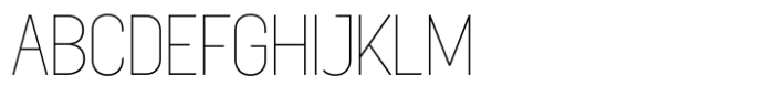 Sugih Thin Font UPPERCASE