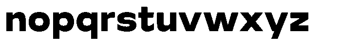 Sugitta Black Font LOWERCASE