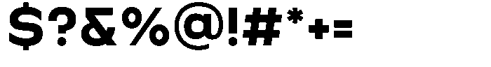 Sugitta Extra Bold Font OTHER CHARS
