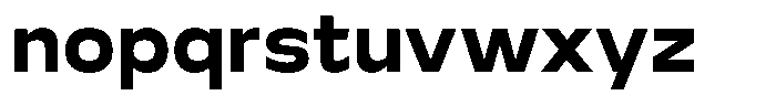 Sugitta Extra Bold Font LOWERCASE
