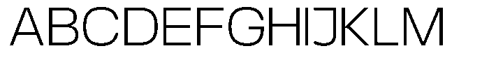 Sugitta Light Font UPPERCASE