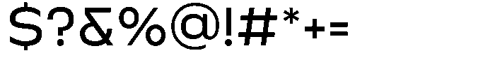 Sugitta Medium Font OTHER CHARS