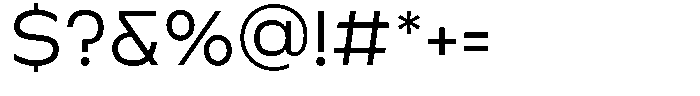 Sugitta Regular Font OTHER CHARS