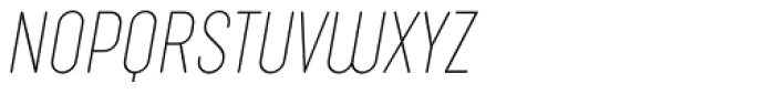 Sugo Pro Classic Thin Italic Font UPPERCASE
