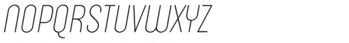 Sugo Pro Display Thin Italic Font UPPERCASE