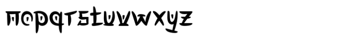 Sugoi Gekai Regular Font LOWERCASE