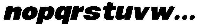 Sugreen Slant Font LOWERCASE