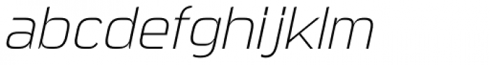 Sui Generis Cond ExtraLight Italic Font LOWERCASE