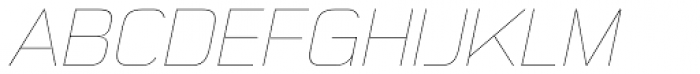 Sui Generis Cond UltraLight Italic Font UPPERCASE