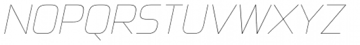 Sui Generis Cond UltraLight Italic Font UPPERCASE