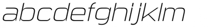 Sui Generis ExtraLight Italic Font LOWERCASE